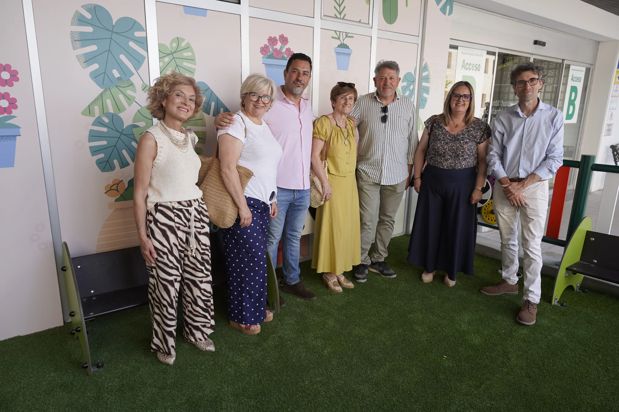 Algunos de los integrantes de la iniciativa 'Caminando con Dani'
