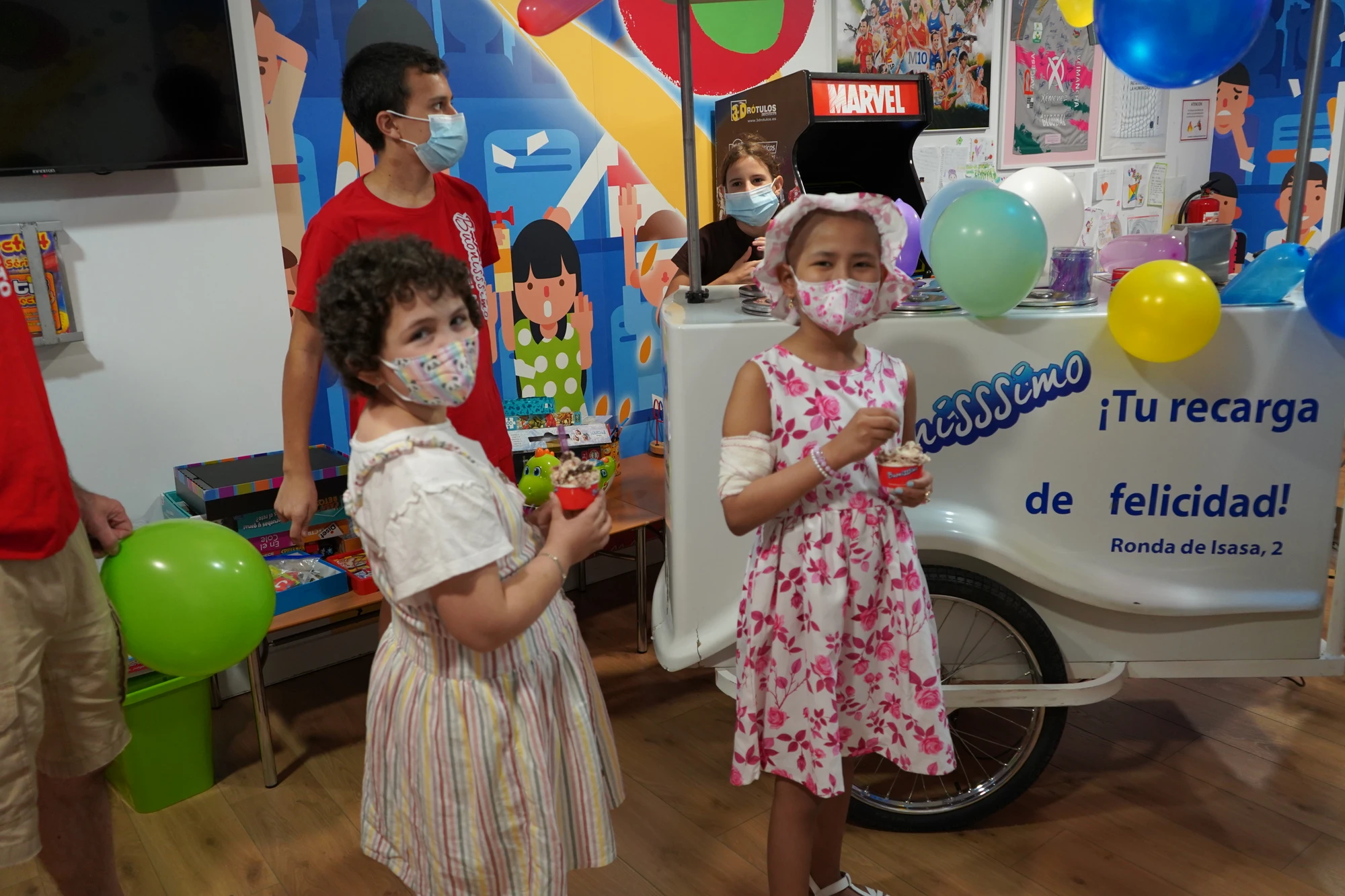 10 años de helados solidarios en el Reina Sofía de Córdoba