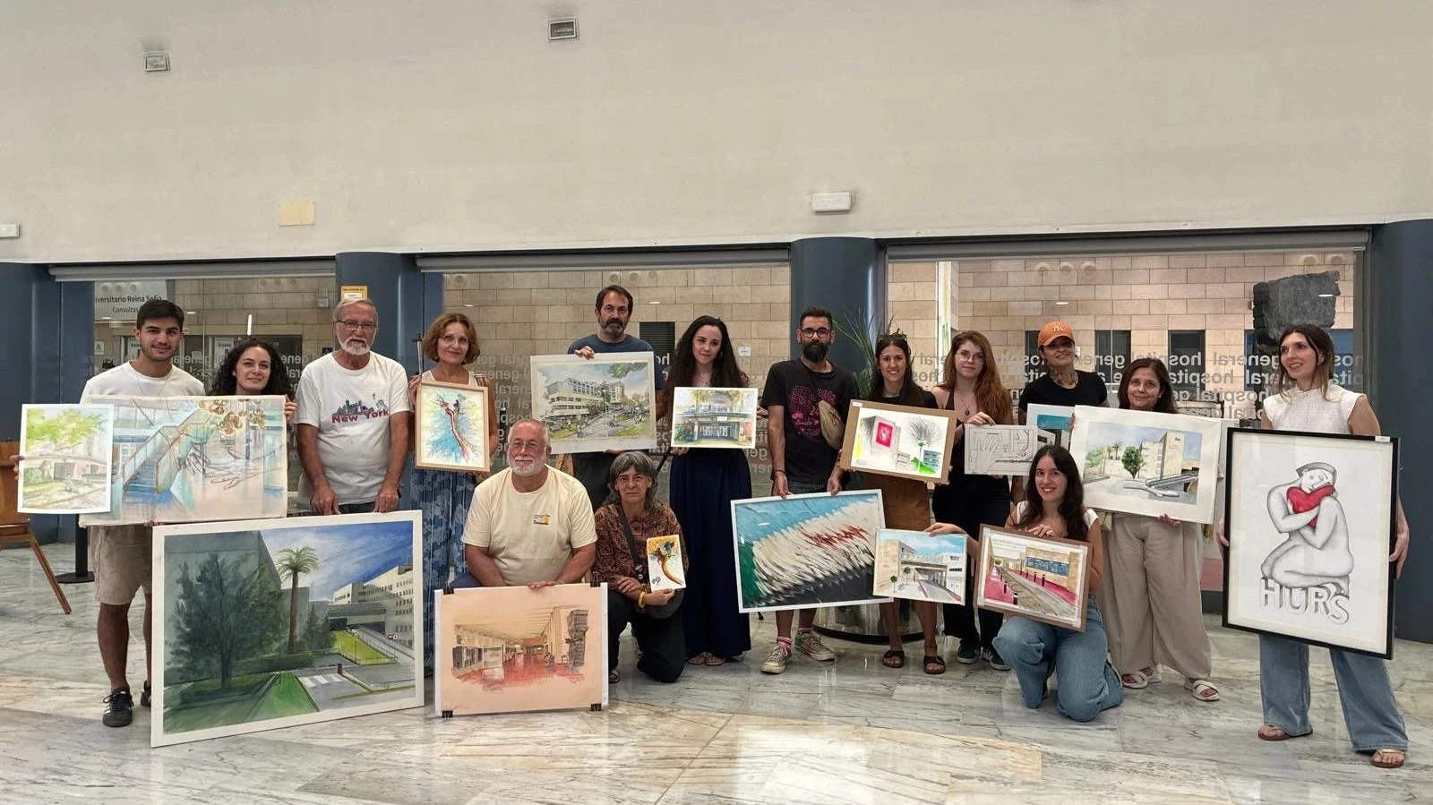16 artistas pintan el Reina Sofía en su I Certamen de Pintura Rápida