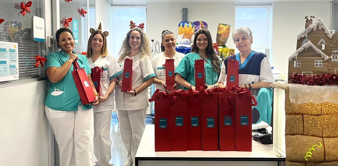 El Hospital Quirónsalud Córdoba celebra la Navidad con sus pacientes ingresados con un detalle especial y menús festivos