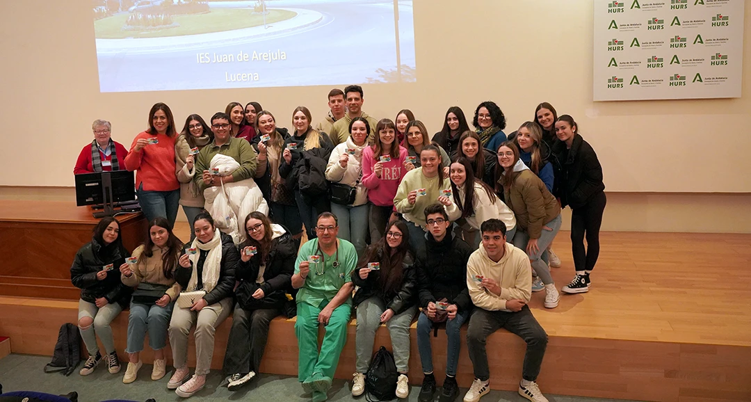 El Hospital Reina Sofía retoma su programa de visitas escolares con la participación de 18 centros