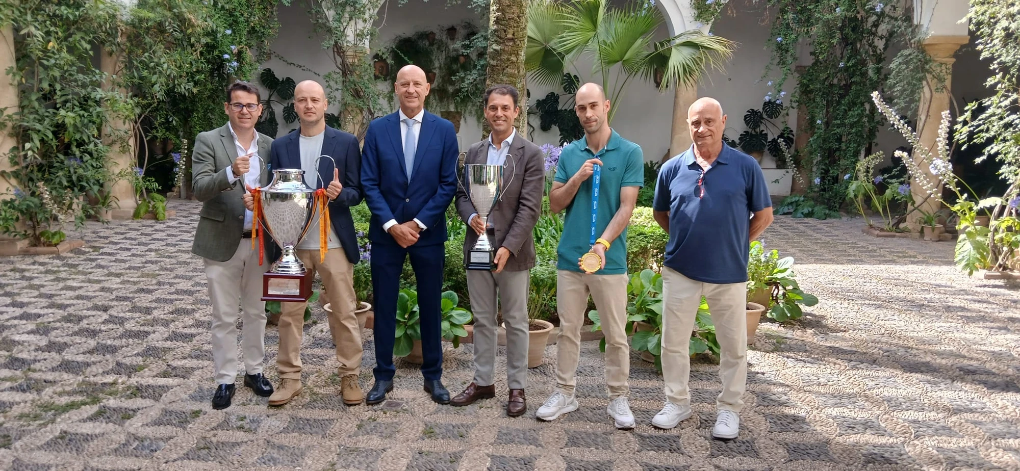El Real Club Priego Tenis de Mesa celebra su Europa histórica con Kutxabank en el Palacio de Viana