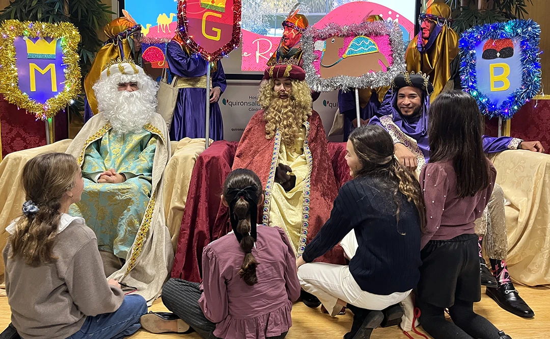 La ilusión de los Reyes Magos llega al Hospital Quirónsalud Córdoba